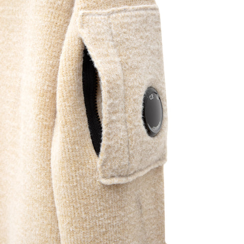 C.P. Company Fleece Knit Jumper Mojave Desert 317 15CMKN197A Degli Uberti